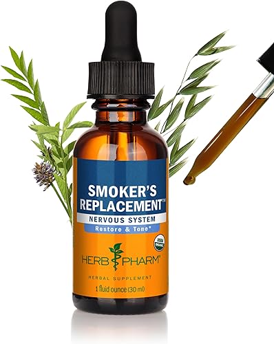 Miniatura 1 de Herb Pharm Fórmula herbaria líquida de repuesto de Smoker para apoyo del sistema nervioso - 1 onza