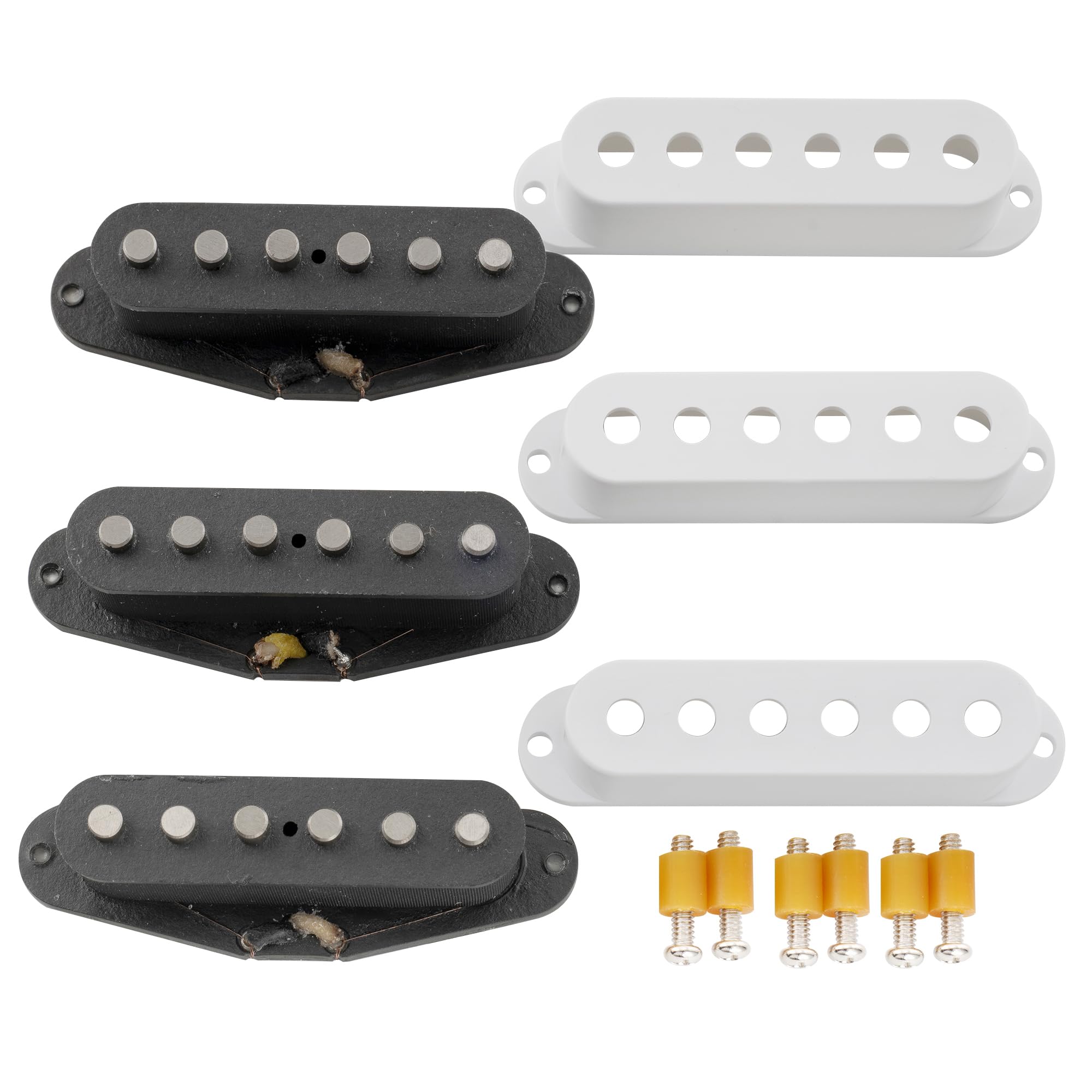ギター 60s Strato Type Alnico5 Amazon.com: Musiclily Pro ST-60S Staggered Alnico 5 Single
