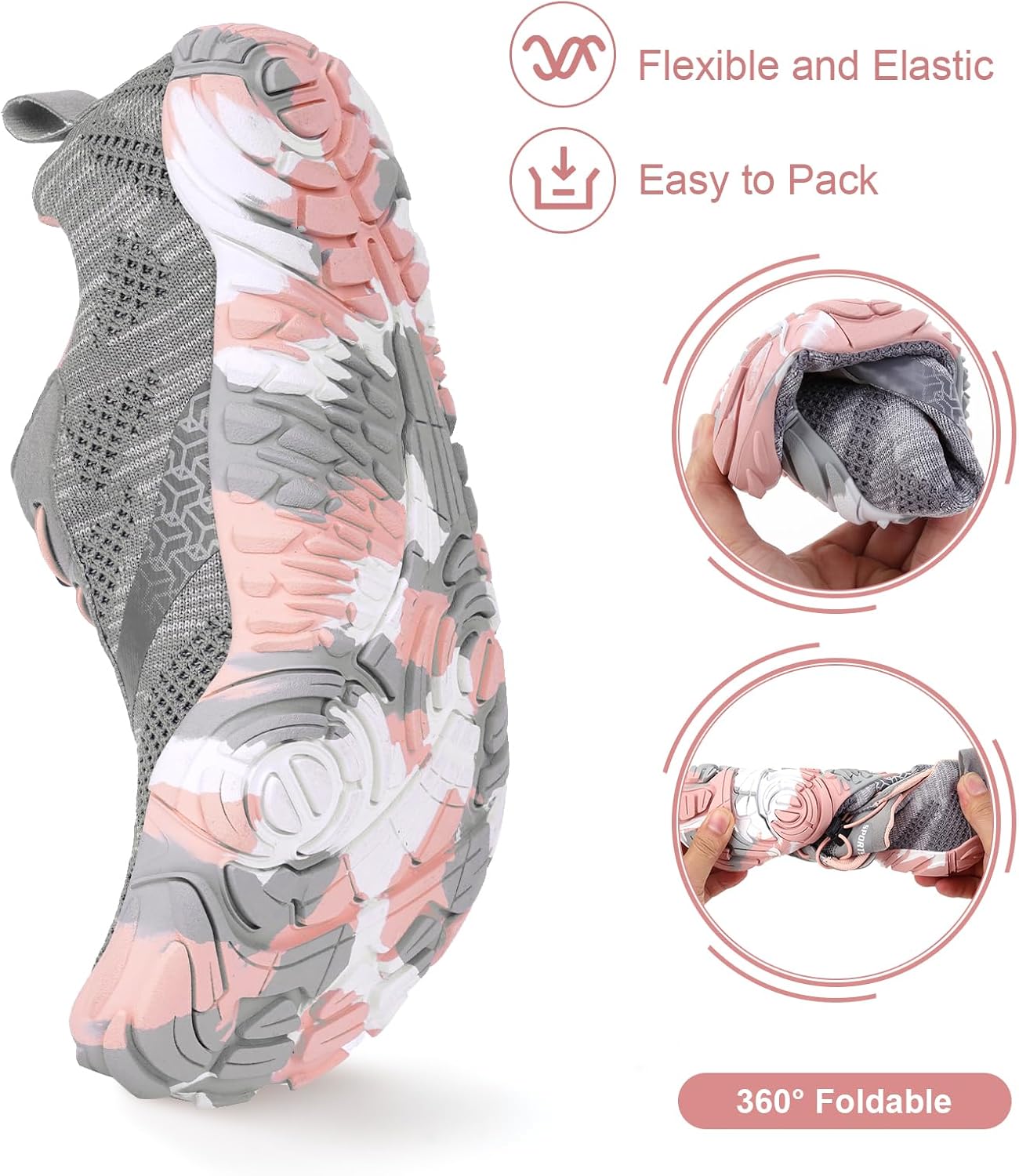 Hike Barefoot Shoes Women Men Non-Slip Healthy Barefoot Shoes Womens Mens Breathable Fashion Trail Rnning Hiking Shoe Womens Mens Wide Toe Zero Drop Shoe - Image 5