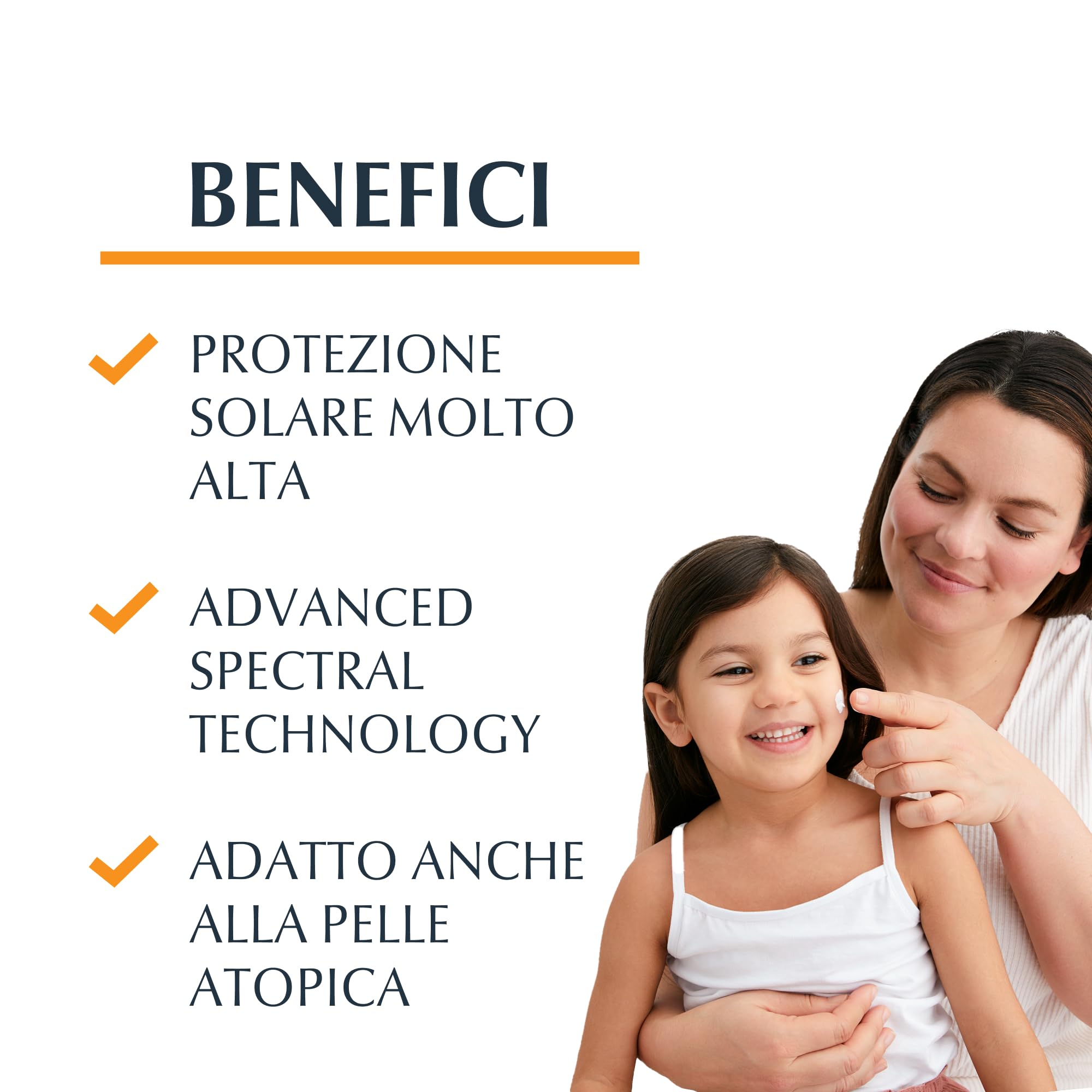 Eucerin Sensitive Protect Kids Trigger Spray SPF 50+ 200 ml, Crema solare 50+ bambini con filtri UV, Protezione solare 50+ bambini spray resistente all'acqua e adatta per pelle sensibile