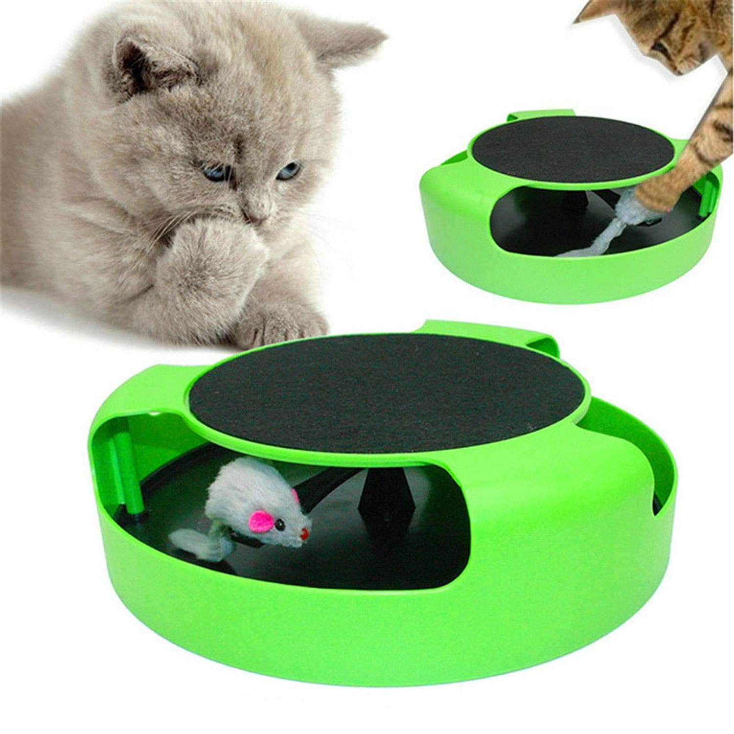 RvPaws Interactive Toys for Cats -Cat Plush Motion Mouse/Mice Scratching Pad Toy, Cat Scratcher Catnip Toy, Interactive Kitten Mice Toys for Engaging Playtime Pet-Friendly Molar Supplies (B0CT89DGN1) Amazon Price History, Amazon Price Tracker