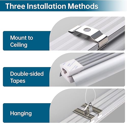 Miniatura 7 de Barrina Luz para plantas, 144 W (6 x 24 W, equivalente a 800 W), 2 pies T8, súper brillante, luz LED de espectro completo, lámpara de cultivo