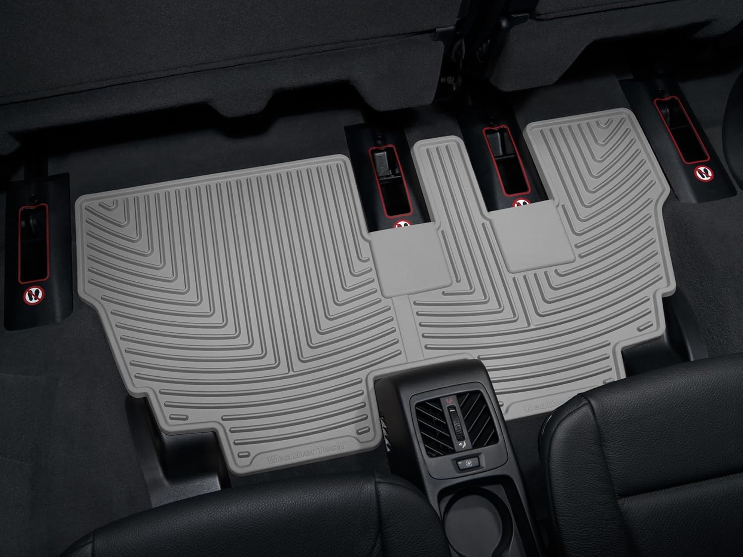 WeatherTech All-Weather Floor Mats for BMW X5 3.0si, X5 35i, X5 50i - 3rd Row (W145GR), Grey