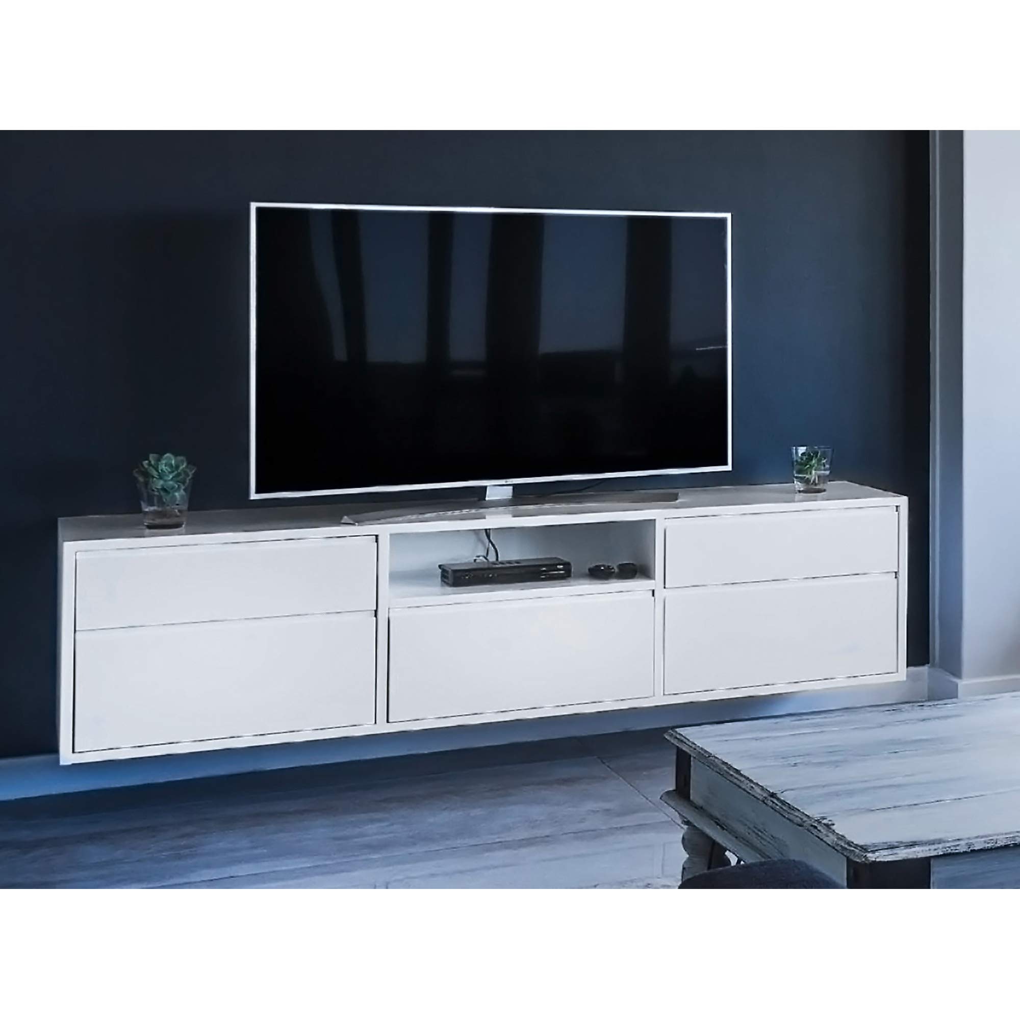 DecoMeister Pellicola Adesiva tinta unita per Mobili 100x250 cm - Carta Adesiva Lavabile per Cucina e Bagno - Facile da Applicare - Ideale per Rinnovare Armadi, Tavoli e Porte - Bianco Opaco