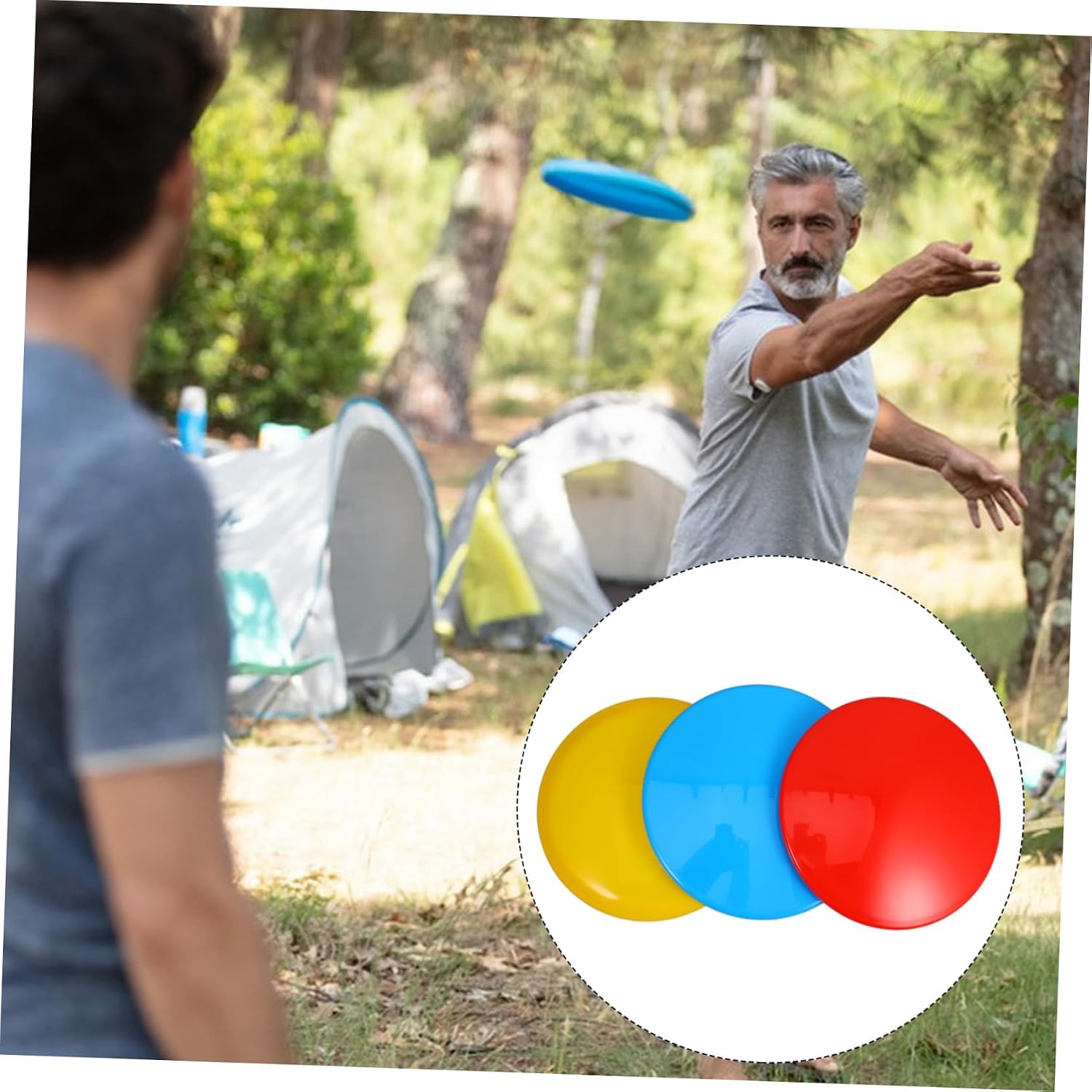 6-Piece Disc Golf Set – Includes Driver Midrange and Putter Discs – Sturdy Plastic for Outdoor Activities and Training – for Beginners and Adults