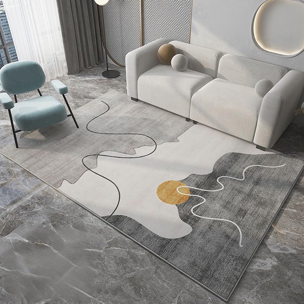 Alfombra eléctrica de grafeno, Calefactor de área de Cachemira, Manta calefactora con Temperatura y Temporizador Ajustables, se calienta rápidamente para el hogar y la Oficina.,75×41in