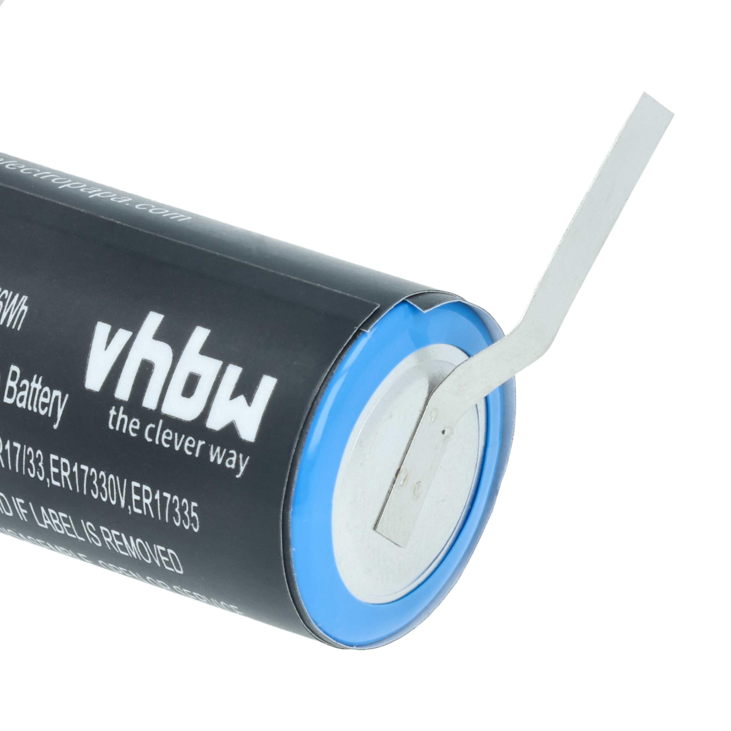 vhbw 10x Batteria compatibile con Omron RQANS1 3G2A9BAT08 (1600mAh, 3,6V, Li-MnO2)