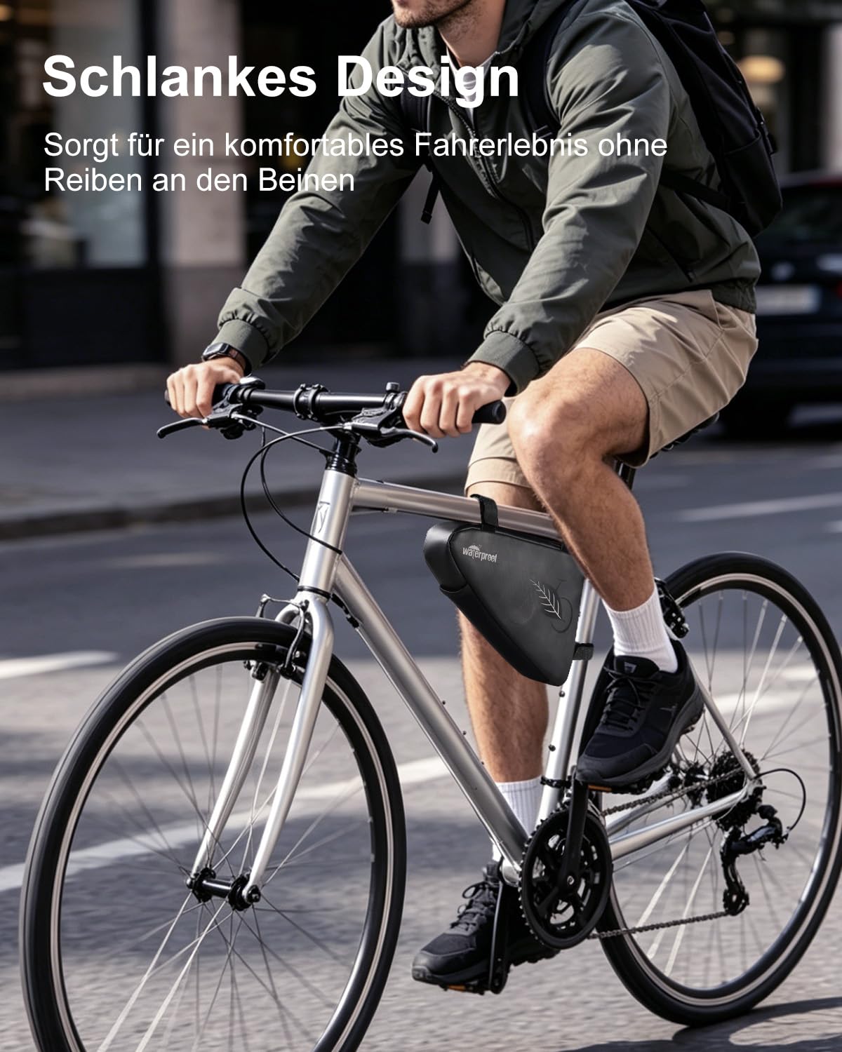 NDakter Fahrrad Reparaturset mit Fahrradtasche Rahmen: Fahrradwerkzeug Set für Unterwegs mit 16-in-1 Fahrrad Multitools, Fahrradpumpe, Reifenheber, Leimfreie Reifen, Werkzeug Set für Rennrad, MTB