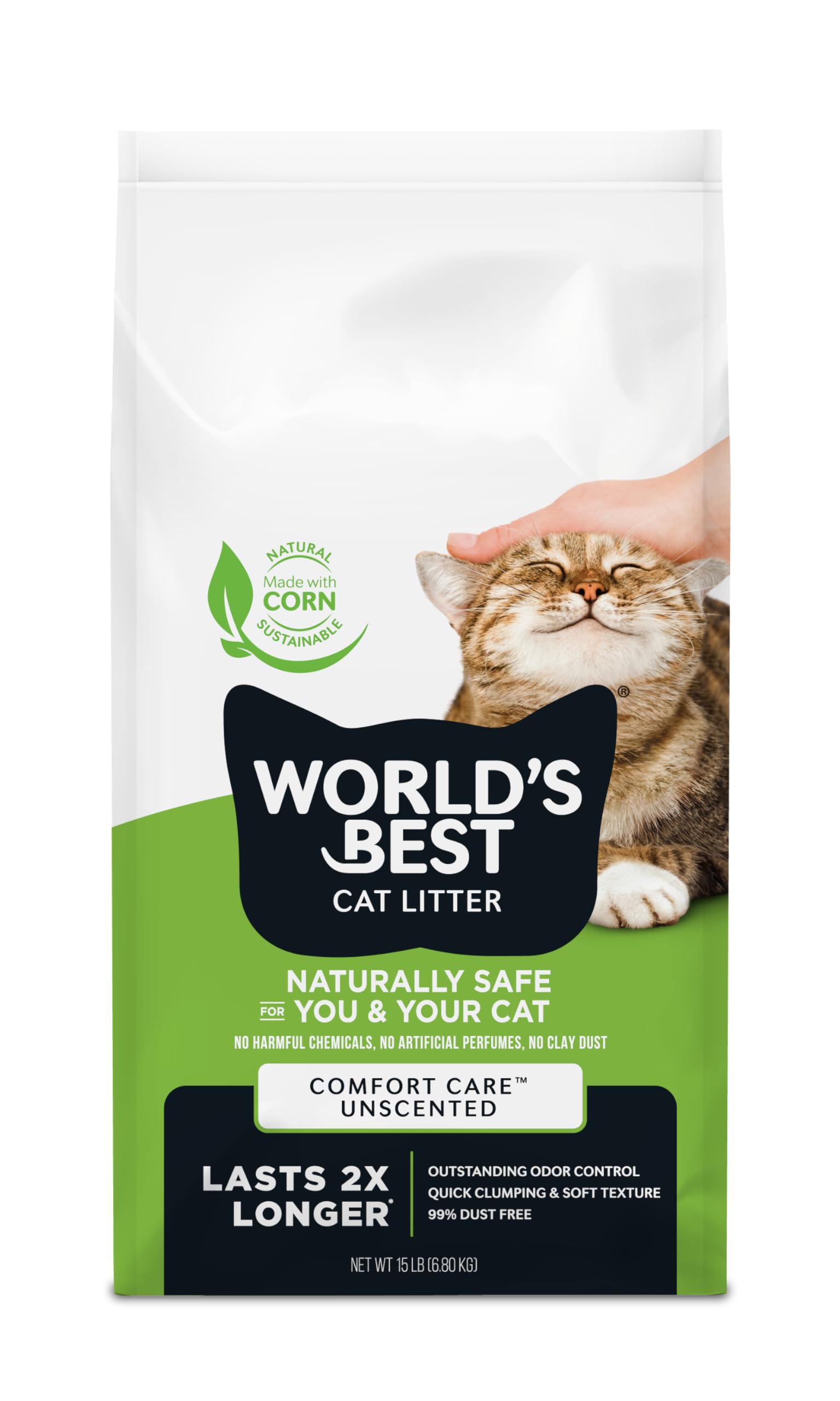 World%27s Cat Litter World'S Cay Litter, 15 Lb, Clumping Formula (1)