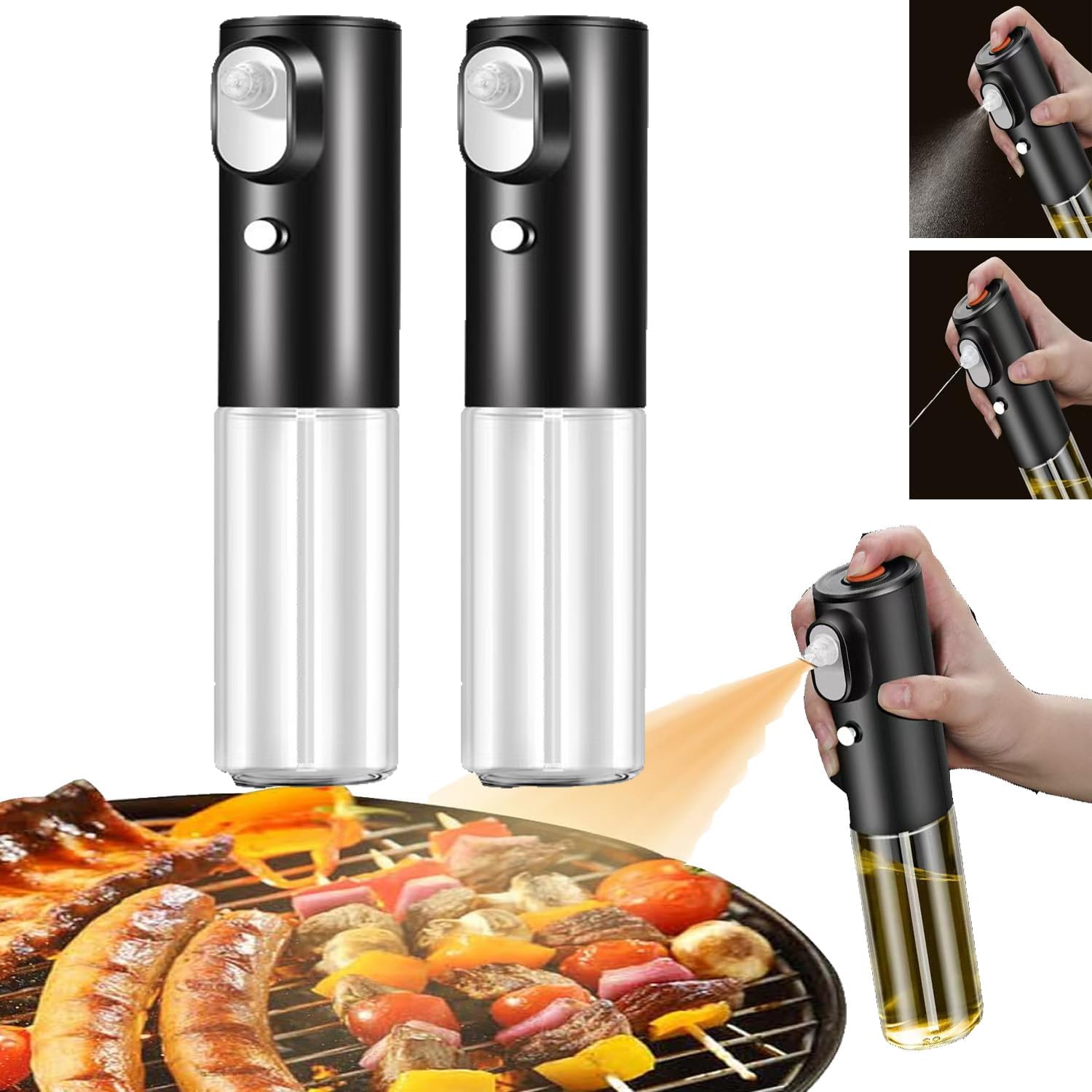 Electric Butter Sprayer For Cooking, Popcorn Butter Dispenser, Continuous Spray With Portion Control,For BBQ Salad Bread Baking, Cordless Butter Sprayer For Popcorn, Avocado Oil Spra (2)