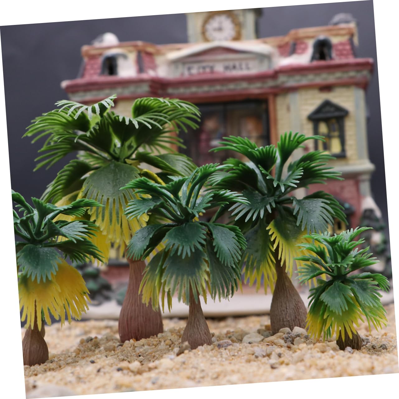 SHINEOFI 36pezzi Modelli Alberi Miniatura Di Tropicali Per Modellismo Paesaggi Architettonici e Creazioni Di Parchi