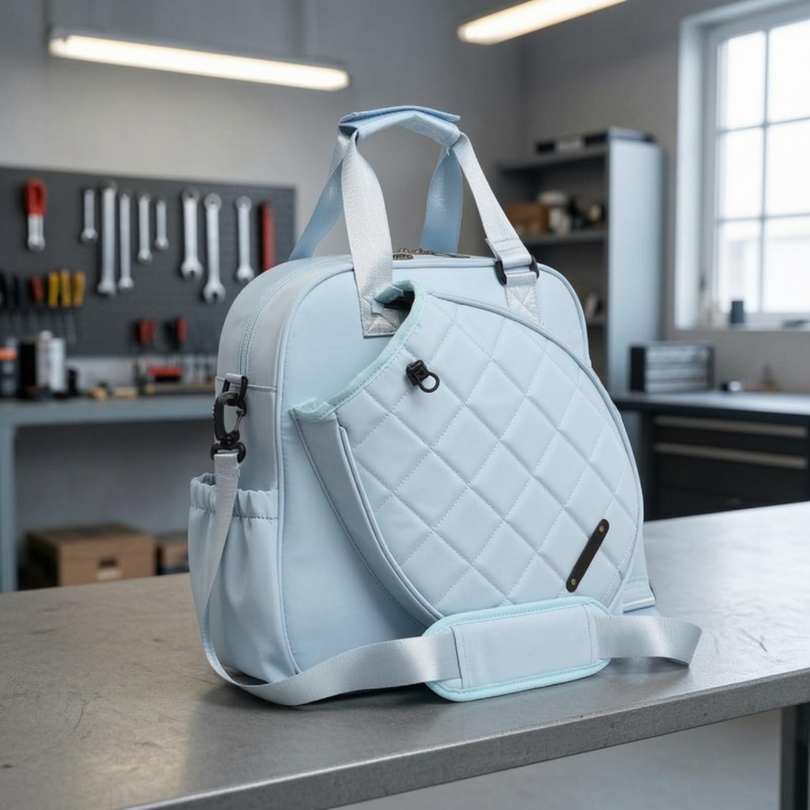 Qianly Borsa Porta Racchette Capiente Borsone Sportivo Compatta per Tennisti