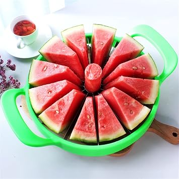 Mandolines 1PC Watermelon Slicer Cutter Stainless Steel Large Size Sliced Cantaloupe Fruit Divider Kitchen Gadgets