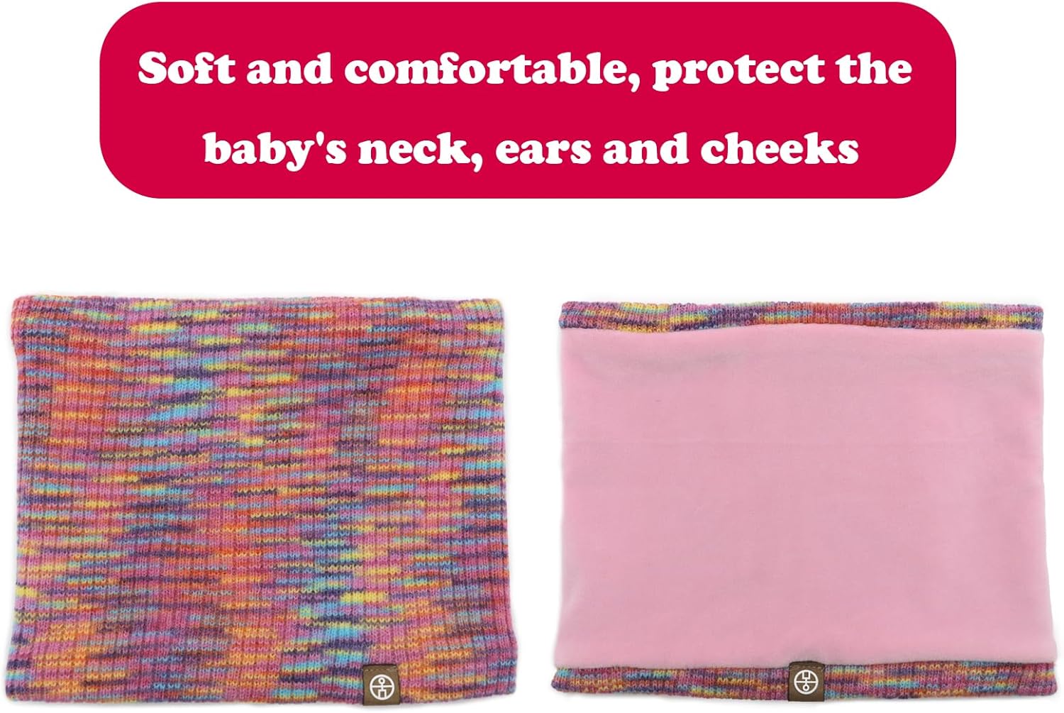 Alur Muts Sjaal Set Kids | Warme Beanie Muts voor Meisjes Jongens | Elastisch en Zachte Beanie met Pompon en Sjaal | Universele Baby Muts en Sjaal Kinderen (Melk