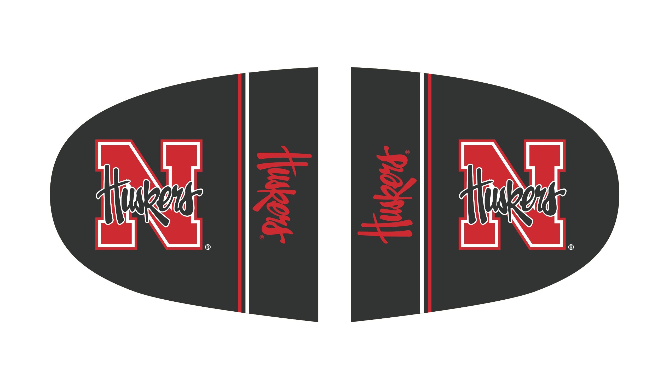 Fanmats University of Nebraska Mirror Cover, Large