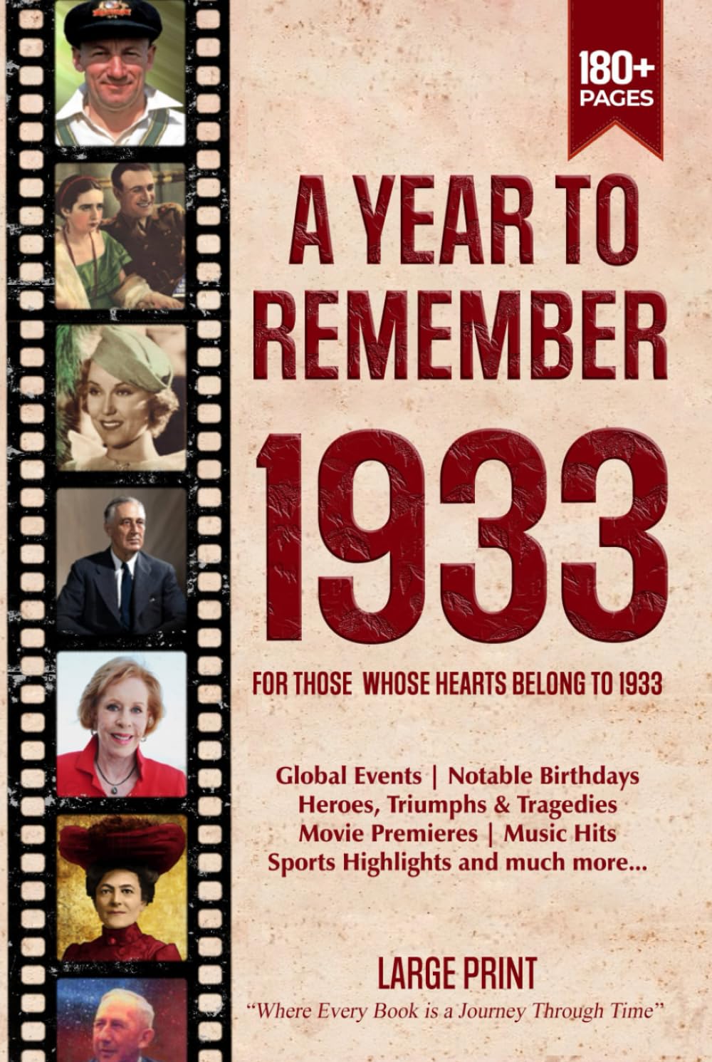 A Year To Remember 1933 History Book: A Nostalgic Tribute for the Radio Babies with Heartfelt Memories of 1933 – An Ideal Gift for Birthdays, Anniversaries, and Special Occasions