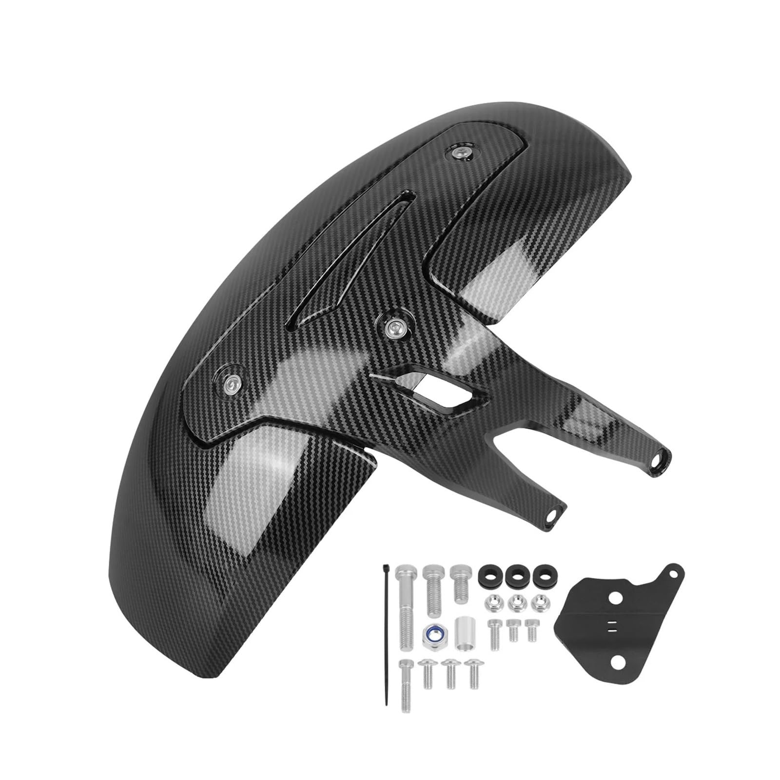 Kompatibel mit BMW R1300GS R1300 GS R 1300 GS 2023 2024 2025 R 1300GS Adventure ADV Motorrad Kotflügel hinten Kotflügel Hugger Spritzschutz(Carbon Fiber Pattern)