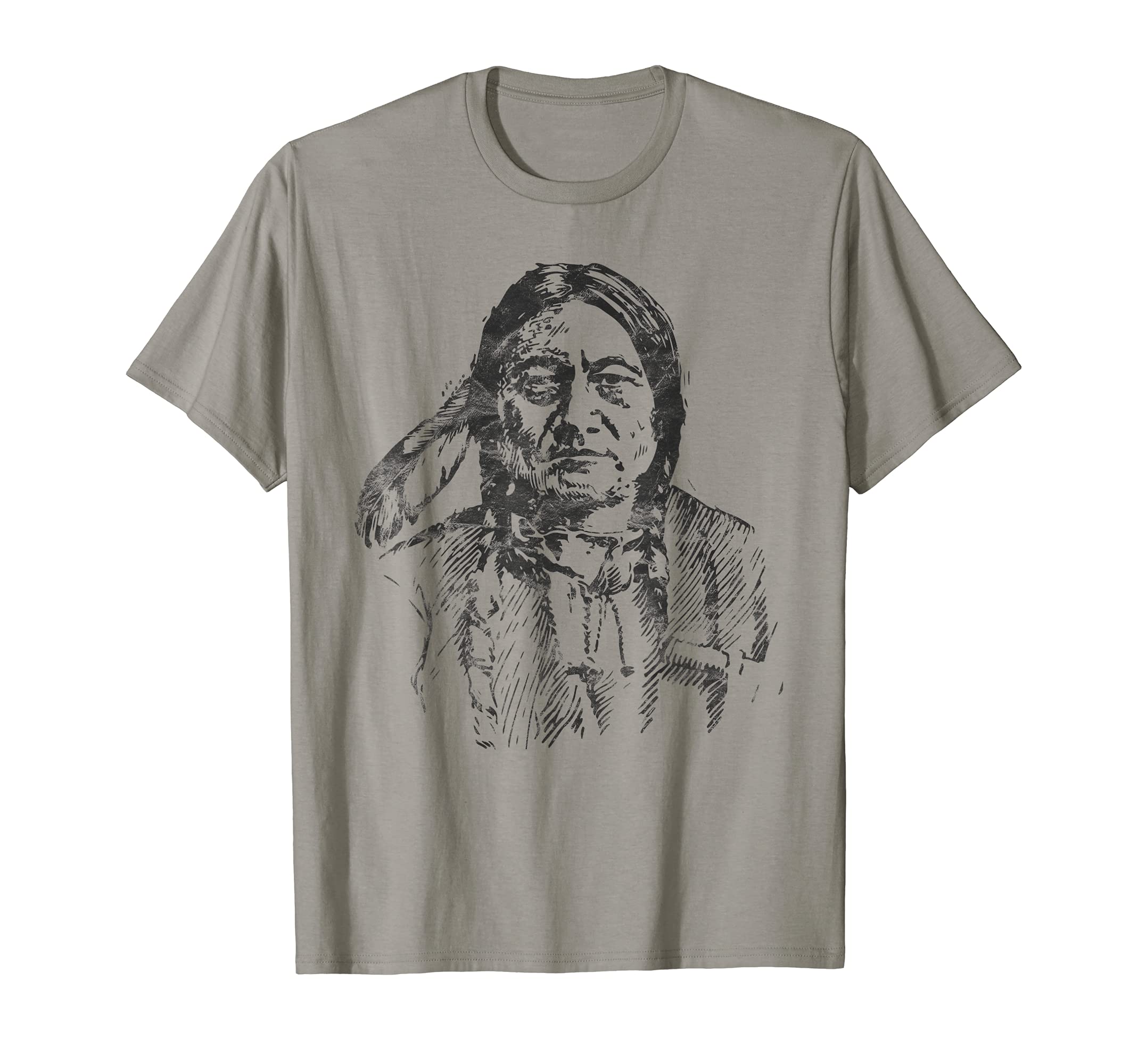 Sitting Bull Native American Indian Warrior Chief vintage T-Shirt