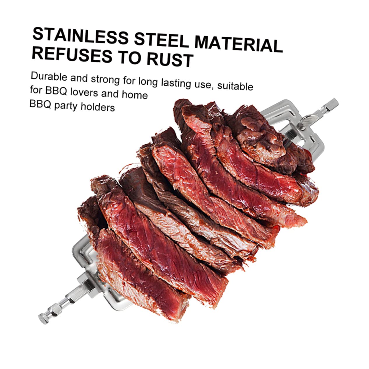 3pezzi Forchette Rotanti Per Bbq Acciaio Inossidabile Utensili Versatili Per Friggitrice Ad Aria e Forno Elettrico Resistenti Al Calore Per Feste e Ristoranti