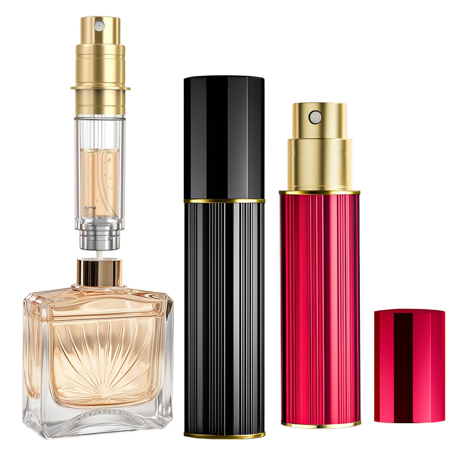 Atomiseur de parfum anti fuite et rechargeable flacon de voyage 10ml
