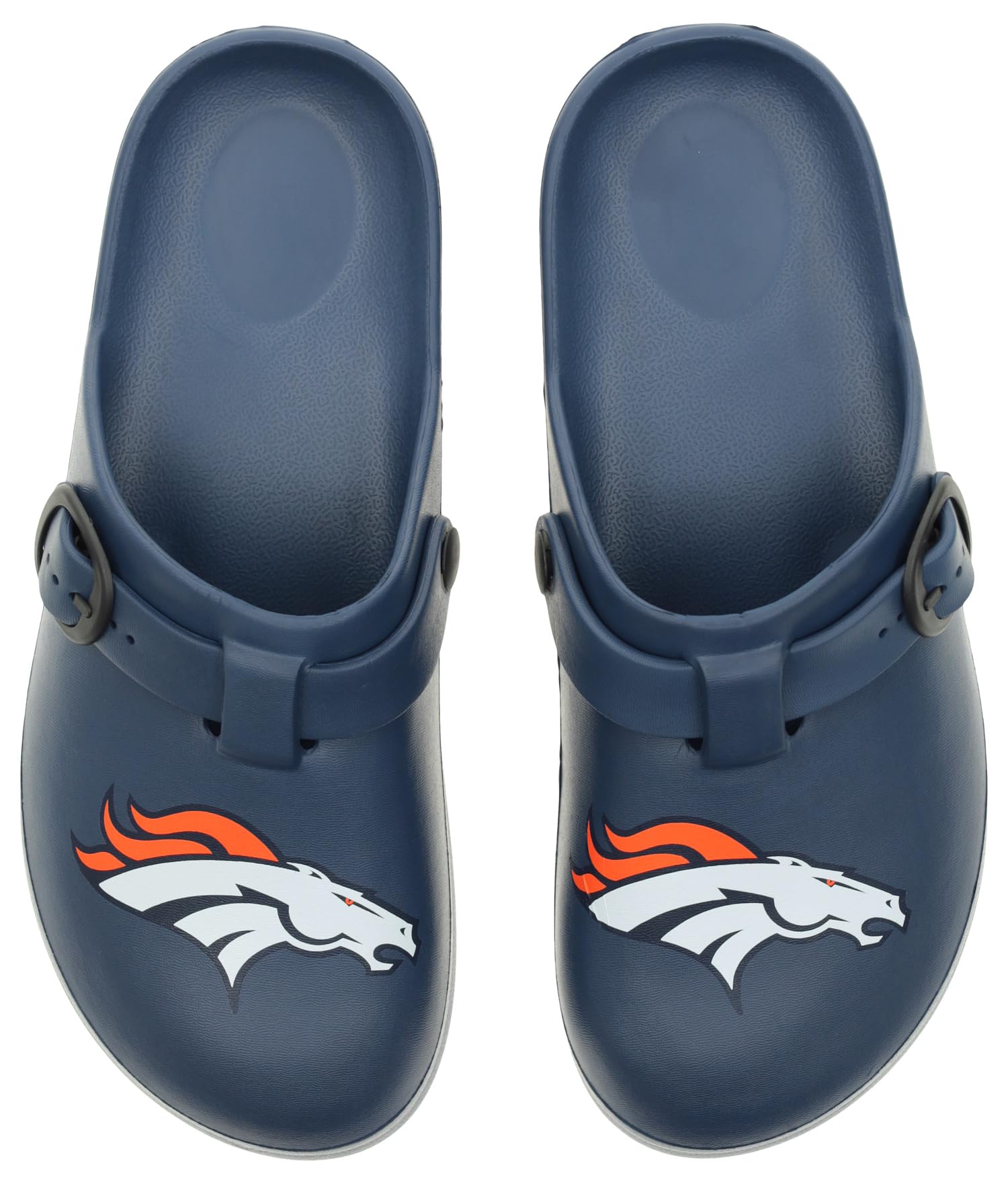 FOCO NFL Denver Broncos SMU 2024 Open Back Buckle Clog - Unisex Large