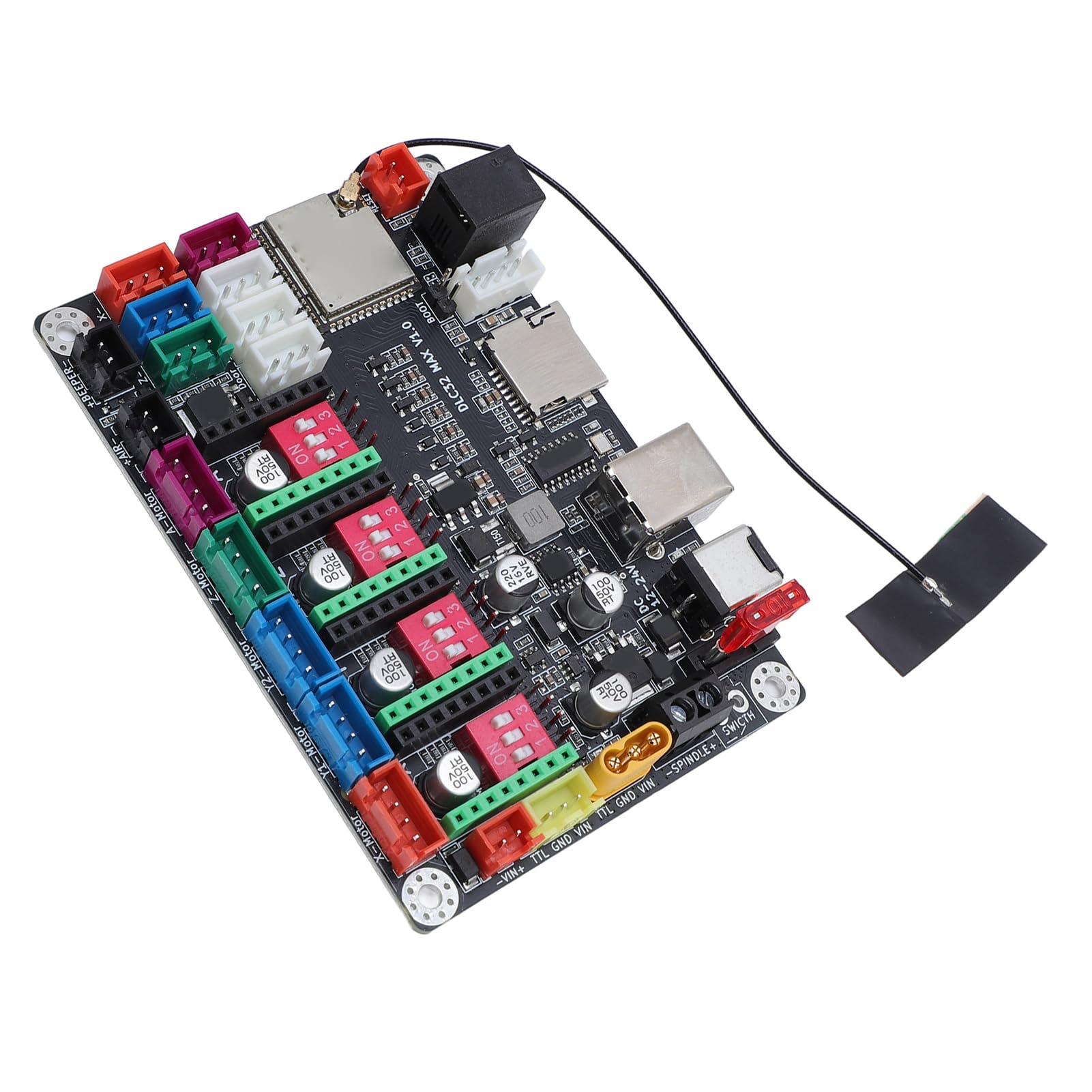 Kit carte de commande CNC Jeffergarden puce S3 en alliage d'aluminium 60W pour graveur