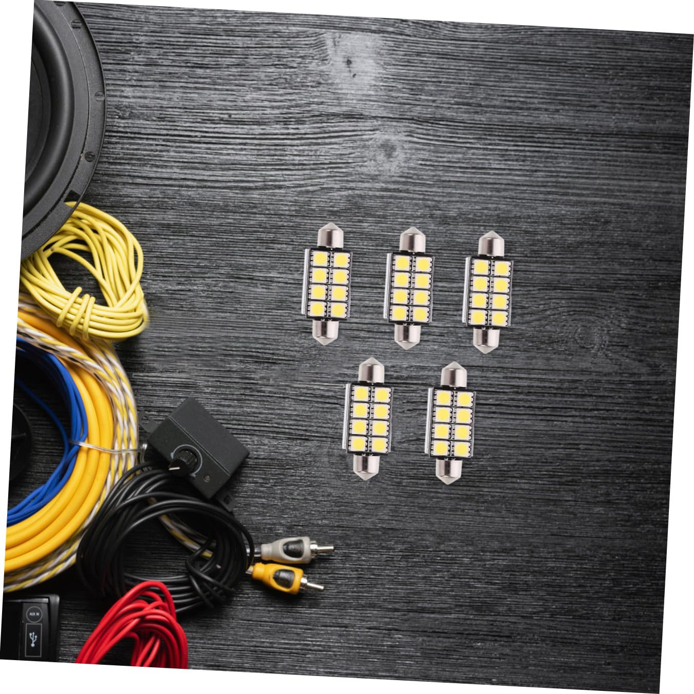 SOLUSTRE 24pezzi Luce Led Dome Per Auto Lampadine Interni Per Illuminazione Strumentazione e Bagagliaio Basso Consumo Energetico Compatibili