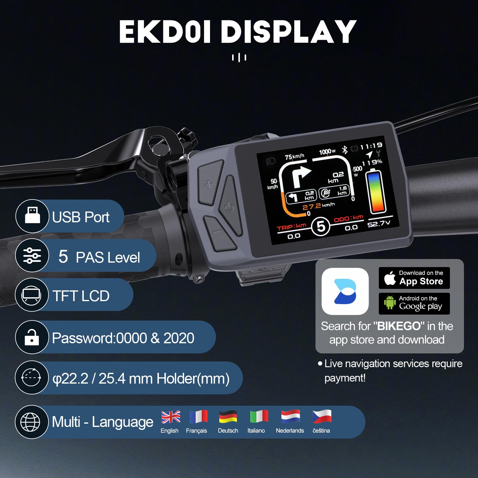 TSDZ16 48V 1000W E-Bike Motor - Mittelmotor Umbausatz Für Mountainbikes