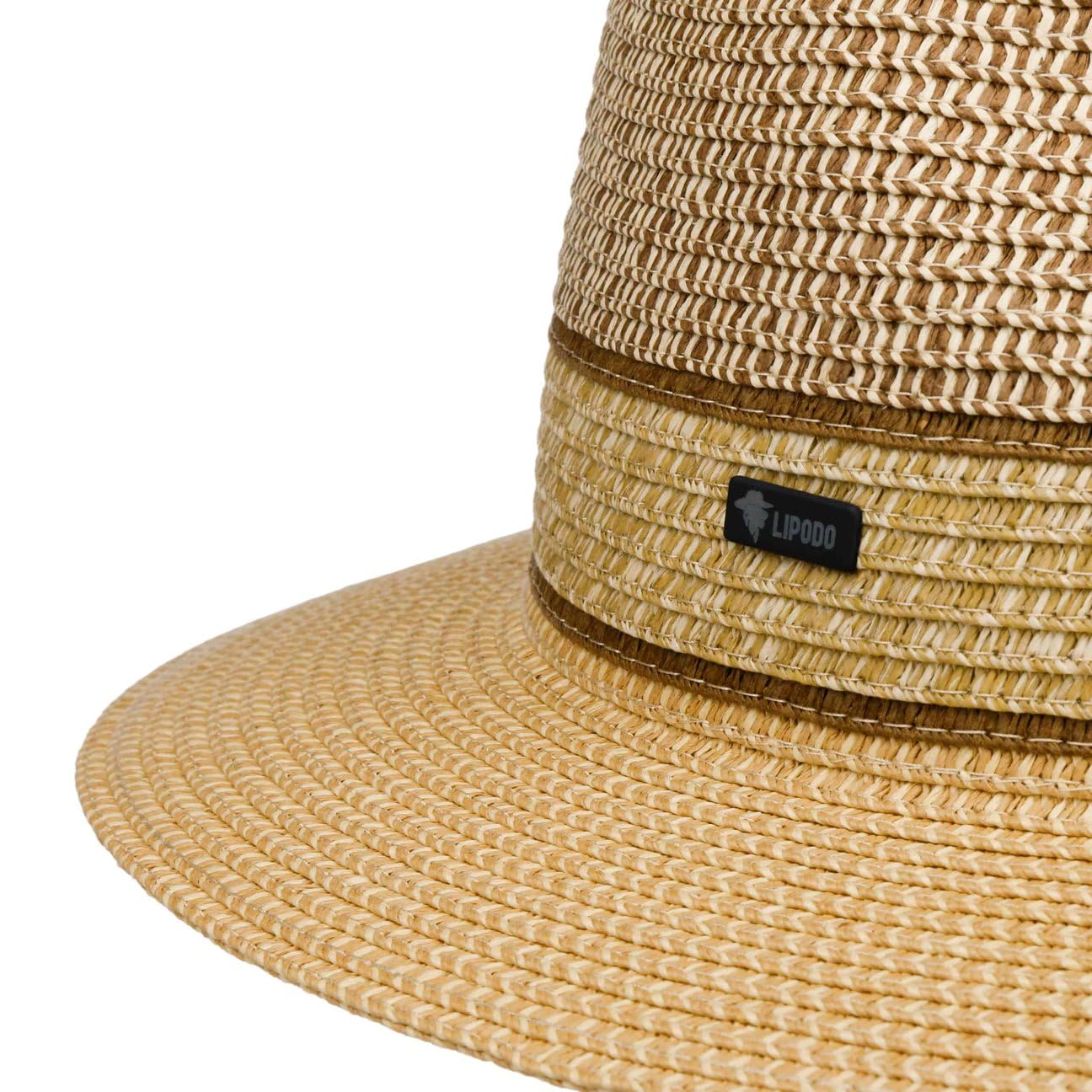 LIPODO Cardello Traveller Cappello di Paglia Prodotto in Italia Uomo Primavera Estate