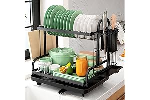 Kitsure Dish Drying Rack: Optimize Your Kitchen Organization