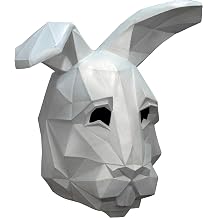 Ghoulish Productions Low Poly Bunny Halloween Mask