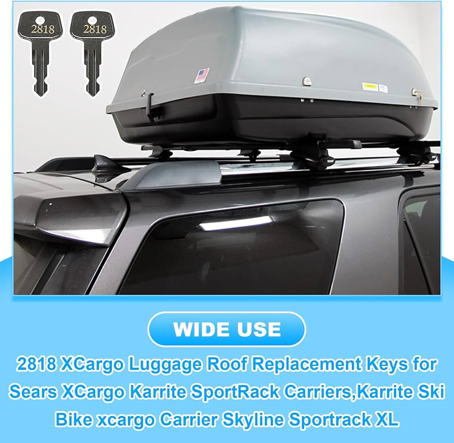 Amazon.com: 2818 X-Cargo Luggage Roof Replacement Key,Replacement