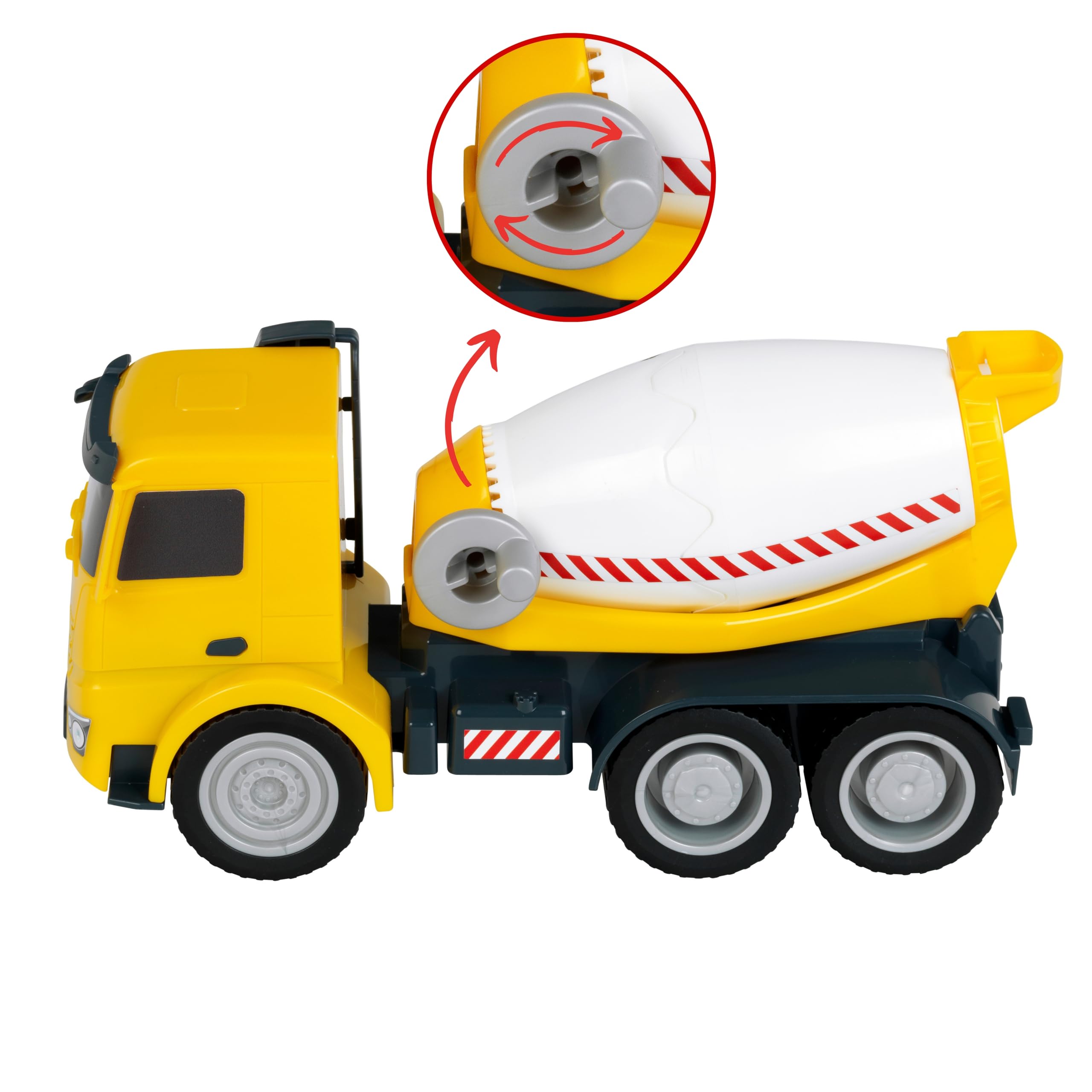 Theo Klein 3804 Mercedes-Benz Arocs Concrete Mixer Sand Vehicle, Yellow, 24.5 centimeters - Image 3