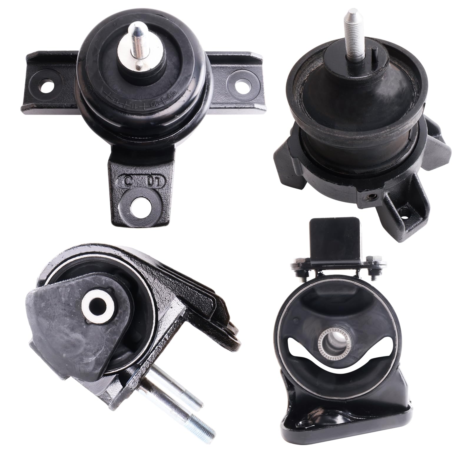 Engine Motor Mount Compatible with Santa Fe 2010-2012 2.4L 3.5L AWD,Sorento 2011-2013 2.4L 3.5L AWD,Replacement for A7196 9729 A7198 9355 A7195 9751 A71054 9782