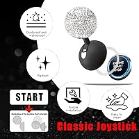 Vista 61 de Cinta Cubierta de botón de arranque para joystick de automóvil, accesorios de metal para arranque, cubierta de botón de arranque del motor