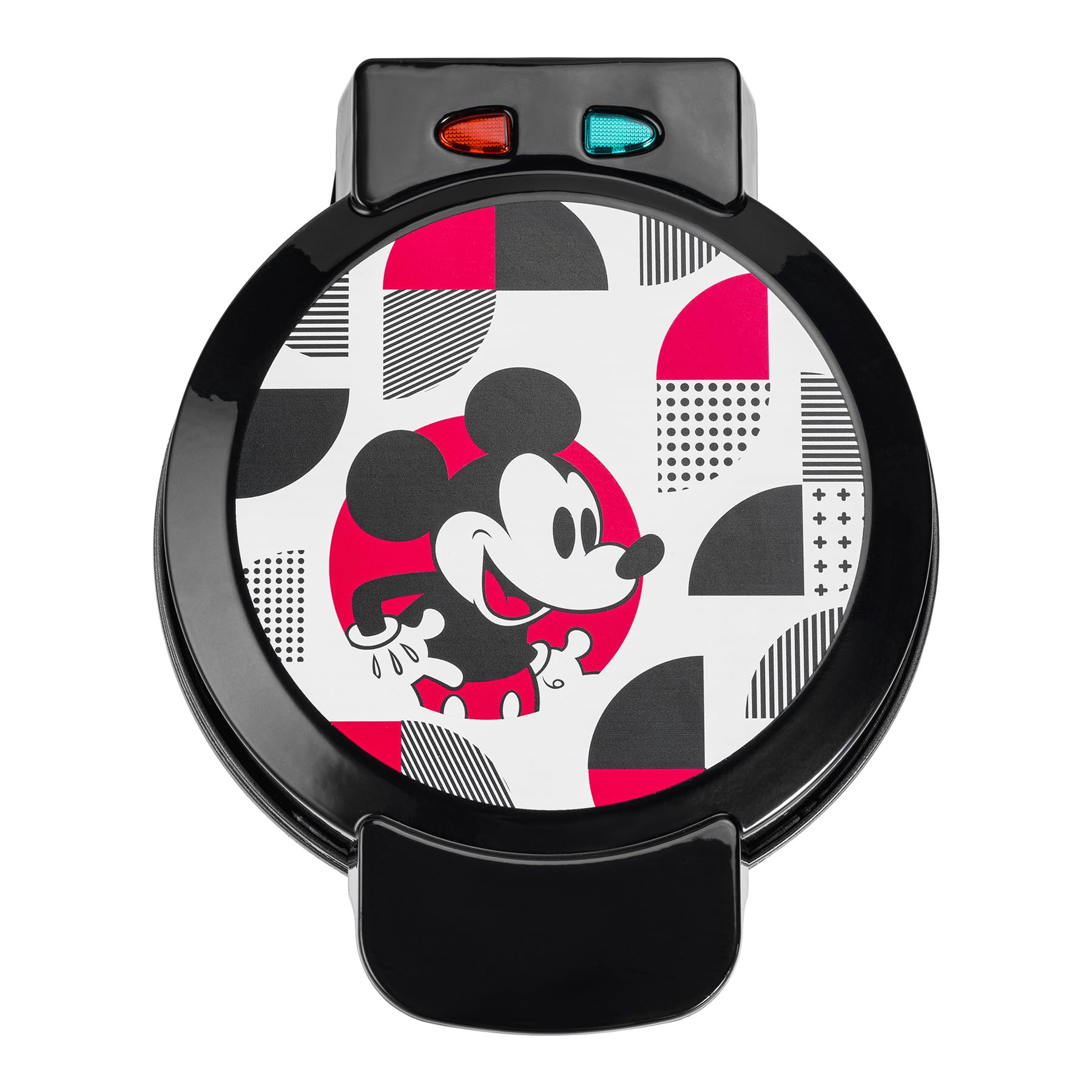 Uncanny Brands Disney Mickey Mouse Waffle Maker – Non-Stick Round Waffle Iron – Easy to Use and Clean