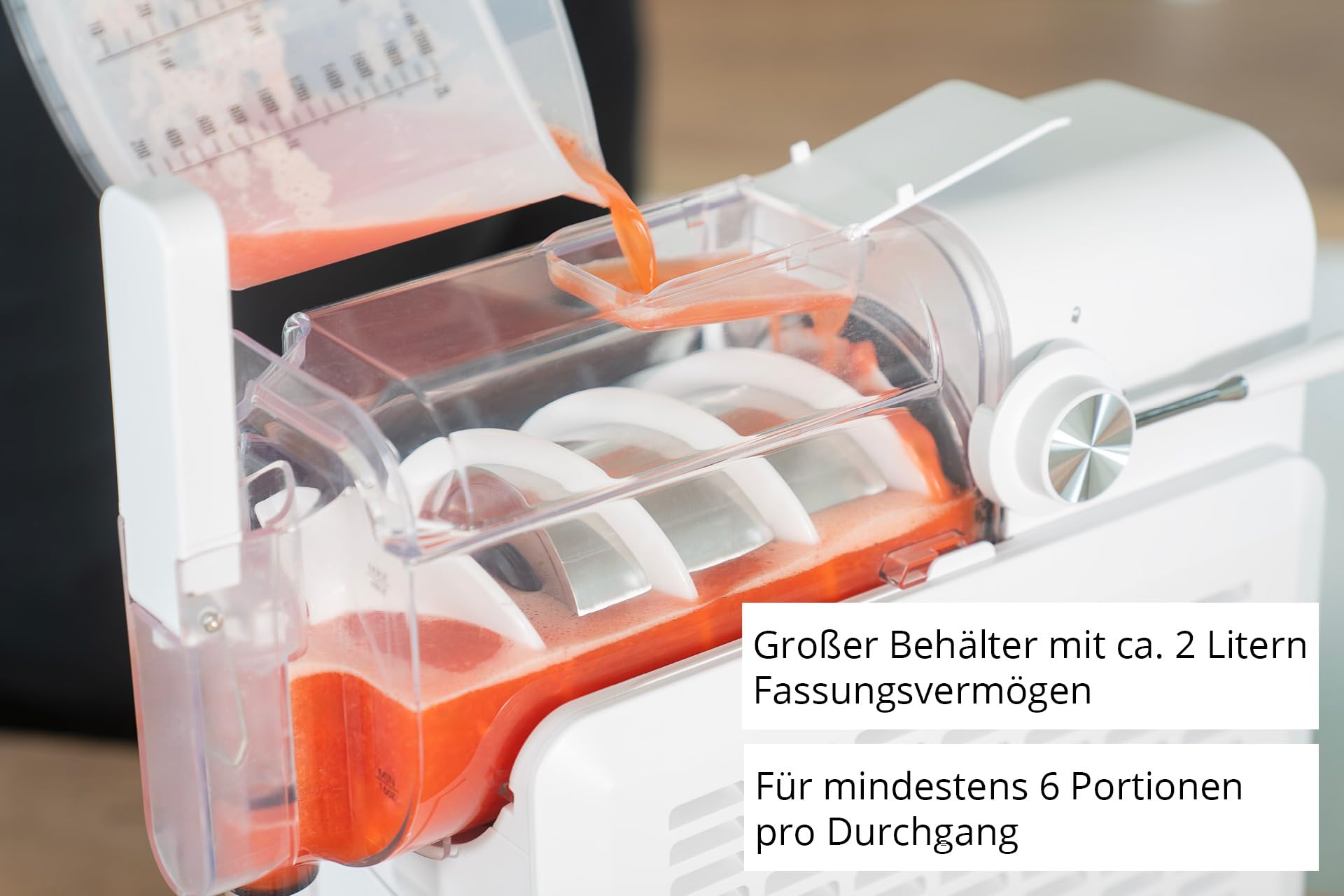 Unold 48940 Slush-Eismaschine Susi mit Kompressor ca. 2 L 5 Programme für Slushies, Frozen Cocktails, Frappés, Wein Milchshakes in 30 min kein Eis notwendig