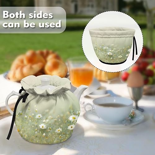 Miniatura 10 de NETILGEN Tetera acogedora aislante para teteras, accesorio de cocina, mesa para el hogar, calentador de desayuno, tetera acogedora cubierta