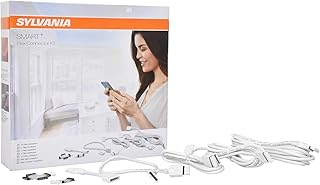 SYLVANIA Smart ZigBee and Bluetooth RGBW Full Color Flexible Lightstrip Connector Kit, Indoor Use - 1 Pack (73826)