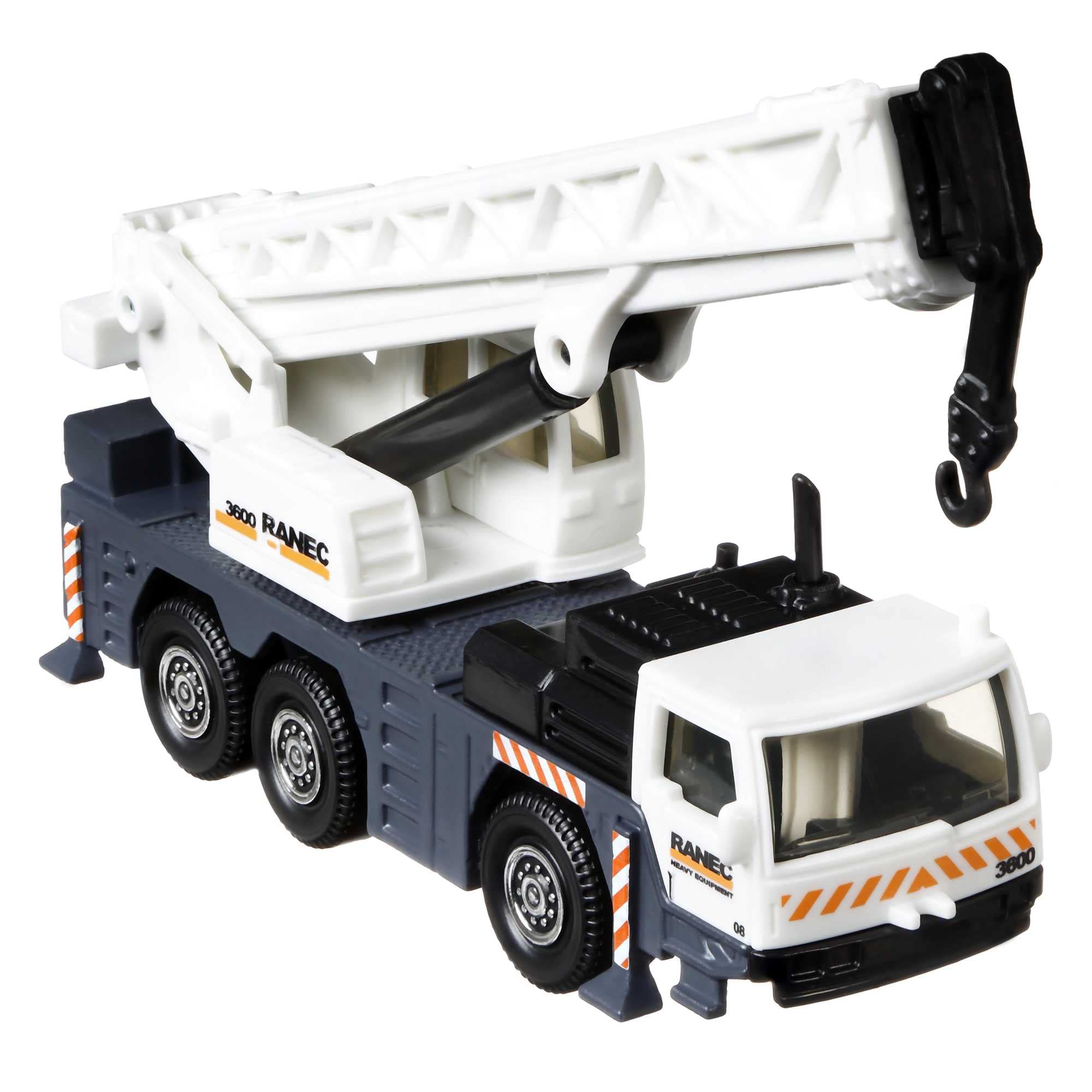 Matchbox Working Rigs Wielopak, 4 ulubione zabawkowe ciężarówki z ruchomymi elementami, dla dzieci od 3 roku życia i dorosłych kolekcjonerów, HCC07