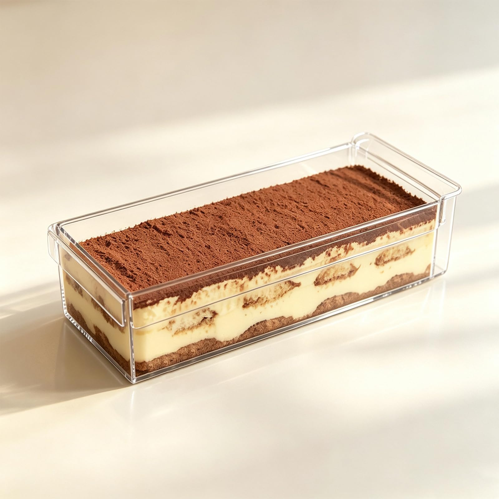 Molde rectangular para hornear postres, molde para dar forma a pasteles de tarta de queso y tiramisú con para panaderos caseros y fiestas de fin de semana Molde para postres de cocina para tarta