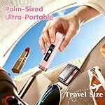Femmes Bikini Trimmer, 2 en 1 Razor électrique, rasoir sans douleur pour les femmes, IPX7 imperméable USB Mouille rechargeable & Trimmer cheveux secs, Groome de voyage portable pour ligne de bikini, jambes et sous-bras, rose