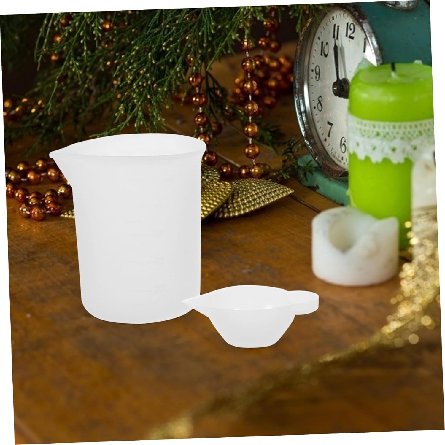 SHINEOFI 3sets Epoxy Resin Mixing Cups Scale for Crafts Measuring Bowls for Modulation for Resin and Watercolor Projects Tool