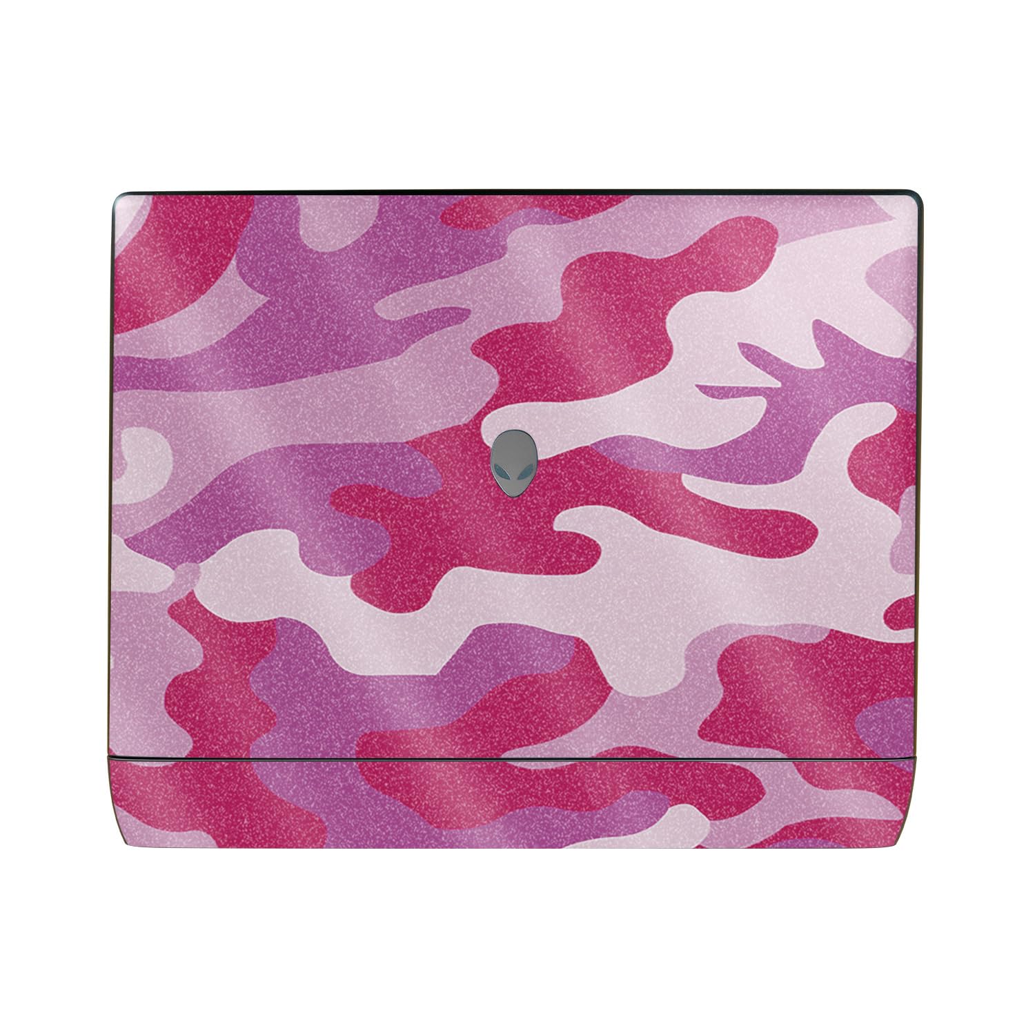 Glossy Glitter Laptop Skin Compatible with Alienware 16 Area-51 (2025) - Pink Camo - Premium 3M Vinyl Protective Wrap Decal Cover - Easy to Apply | Crafted in The USA by MightySkins