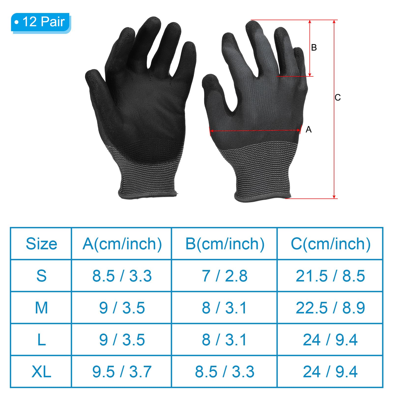 PATIKIL Safety Work Gloves - Image 2