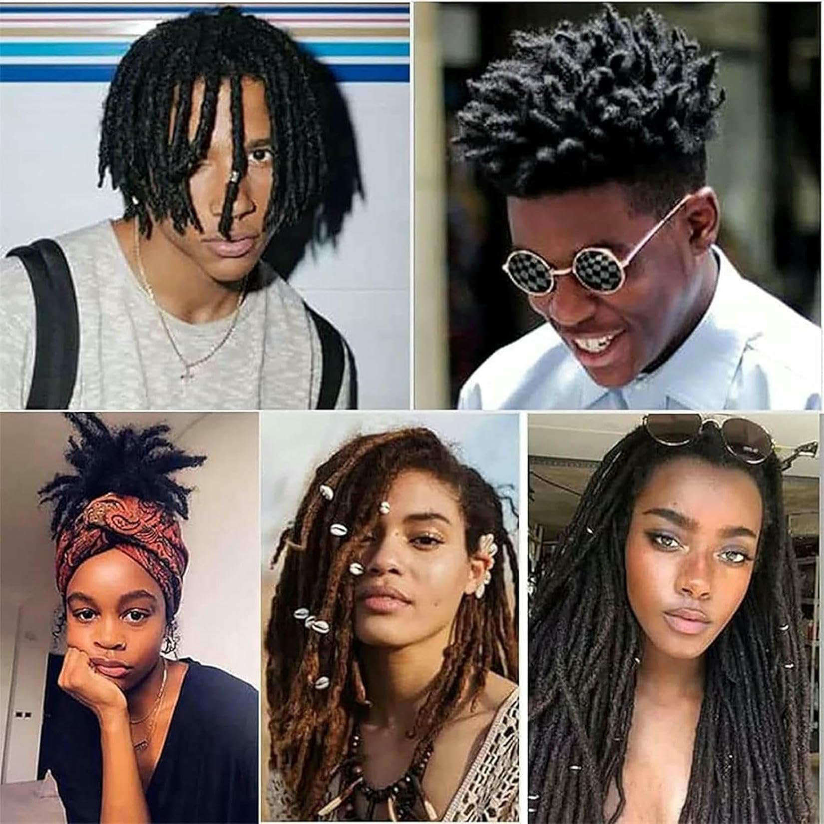 Máquina eléctrica de rastas de Mano, Kit de máquina de rastas para trenzar Cabello sintético, máquina portátil para Hacer rastas.