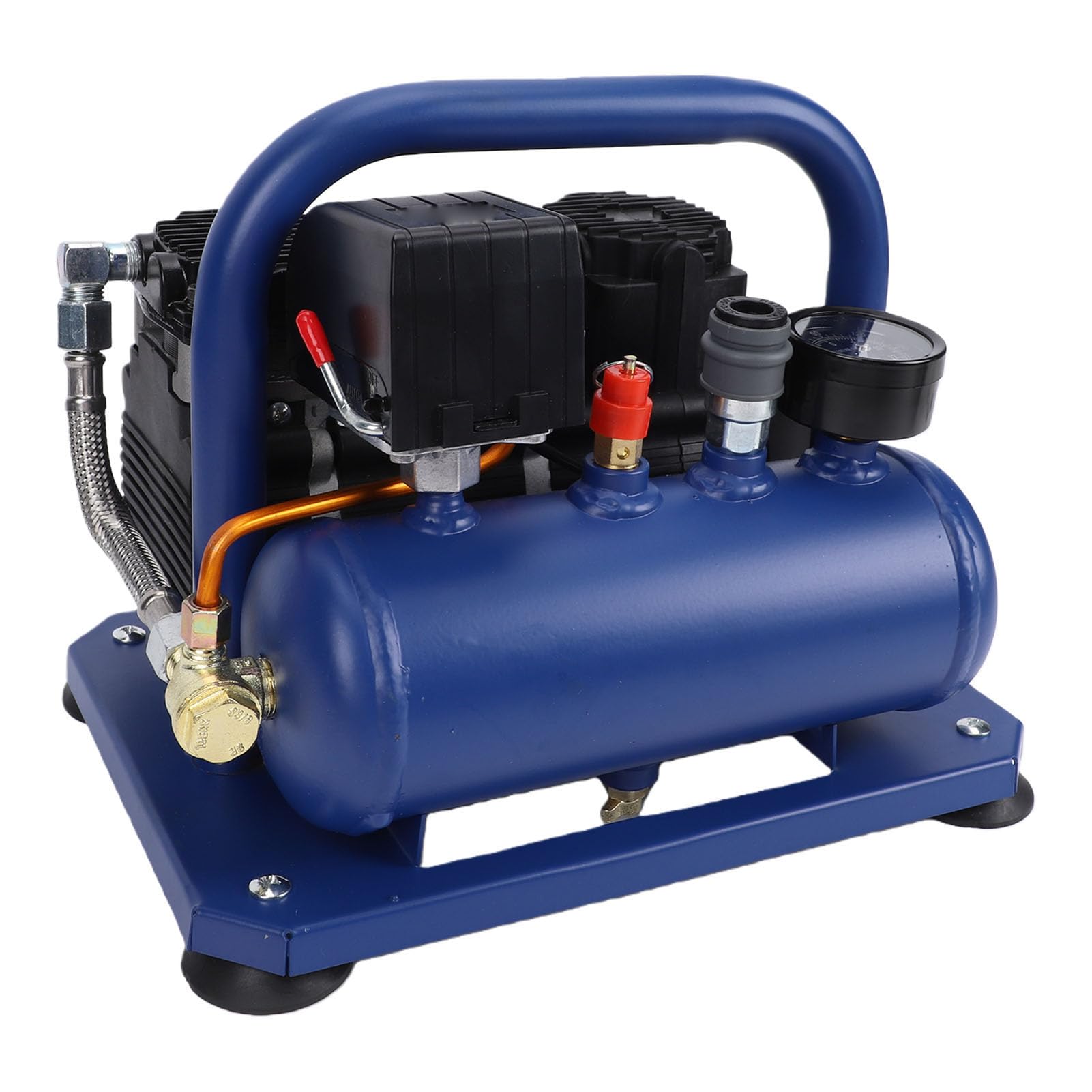 Asixxsix Compressor de Ar Portátil 3L, Bomba de Ar Infladora de Pneus Sem Fio Com Motor