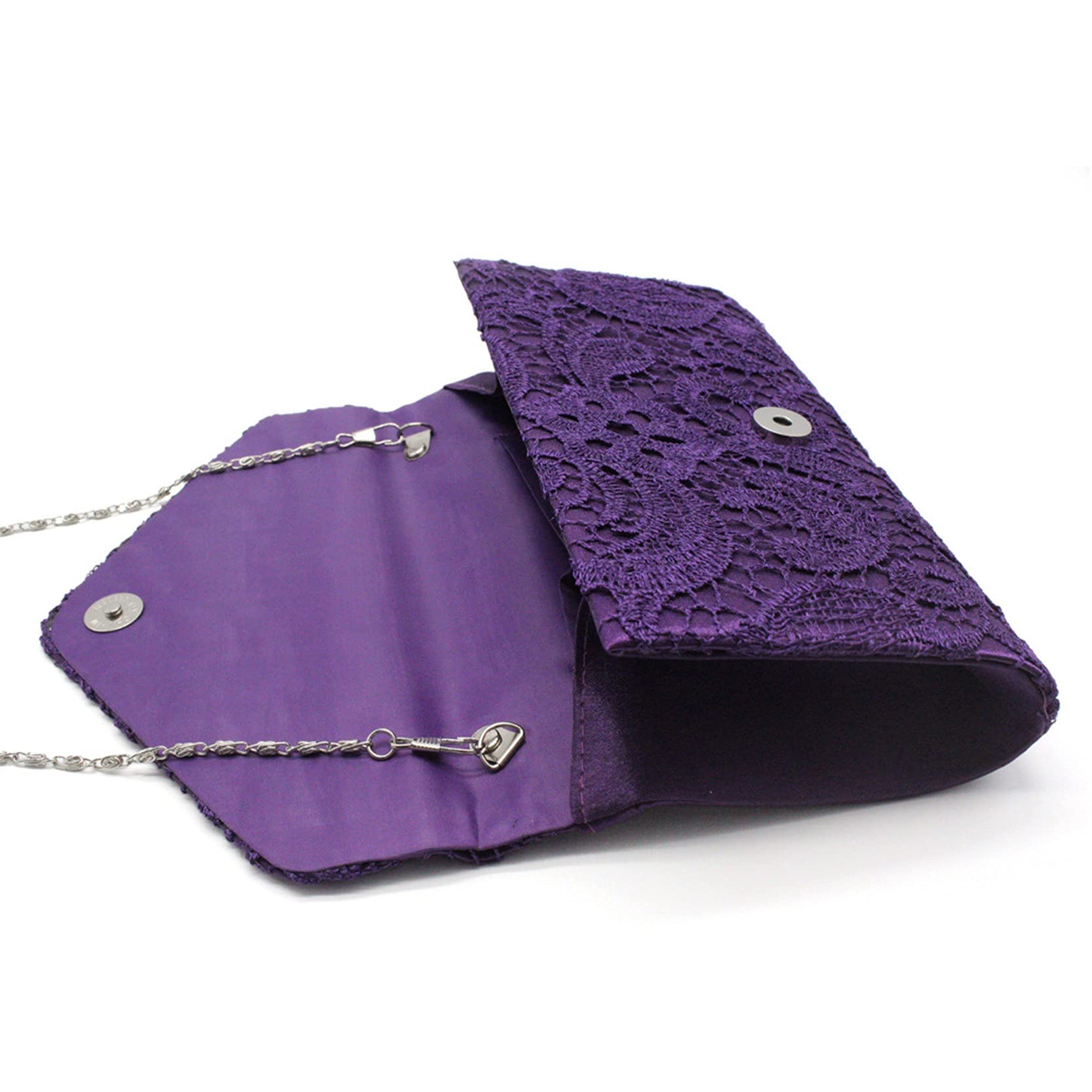 Moda Borsa da Sera Donna Pochette Borsa Tracolla, Busta Frizione Frizione Floreale Elegante da Donna in Pizzo Frizione per la Borsa da Ballo da Donna Borsa da Sposa da Sposa Borse da Sposa Matrimonio