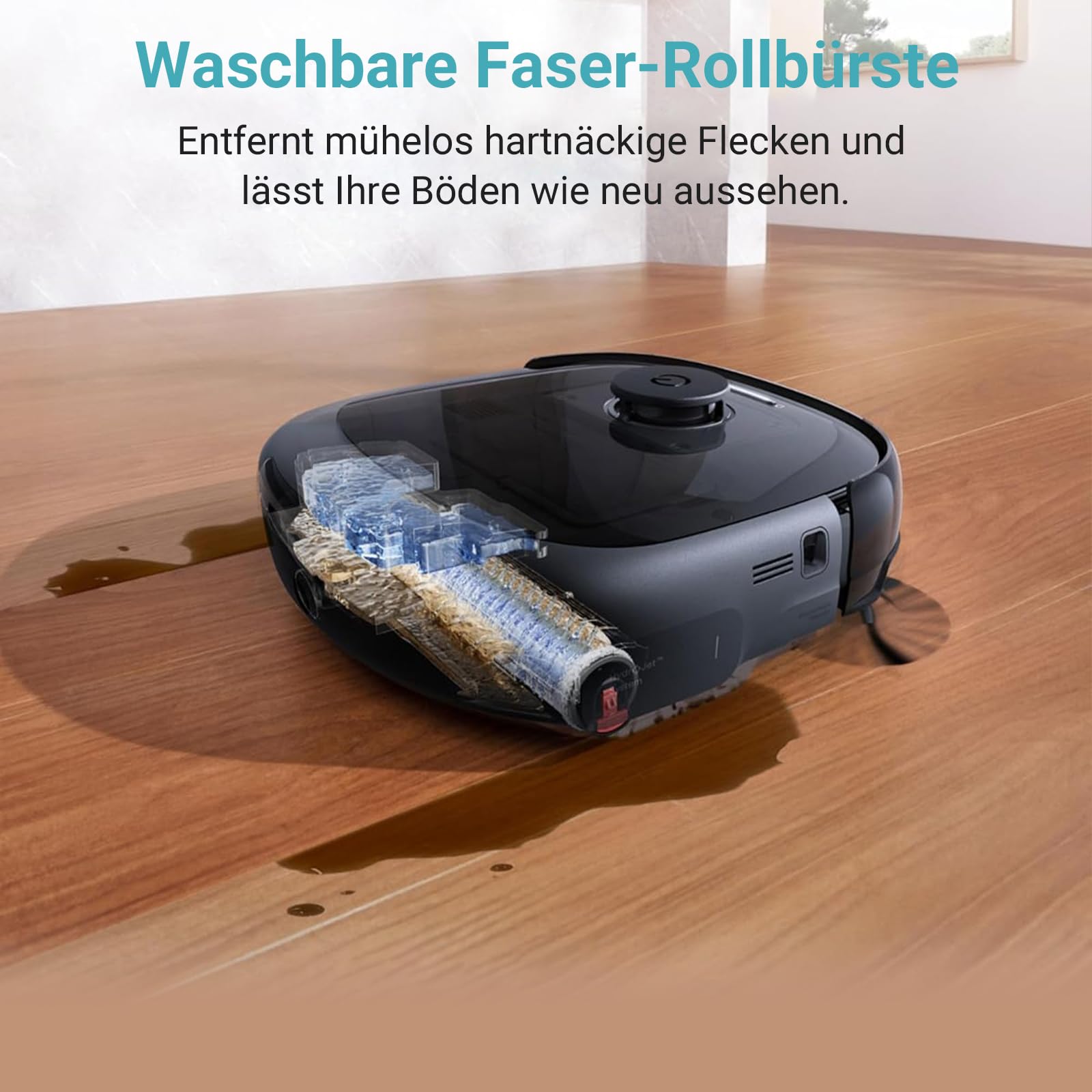 Set di 26 pezzi di ricambio per eufy E25 Omni: 1 paio di spazzole principali, 2 panni per scooter, 4 filtri lato destro, 6 spazzole laterali, 6 sacchetti per la polvere, 6 pietre profumate, 1