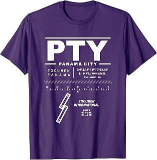 Tocumen International Airport Panama City Panama PTY T-Shirt